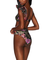 Beach Riot Rita Ruffle Sleeve Top in orchid - women's swimwear - alternate view