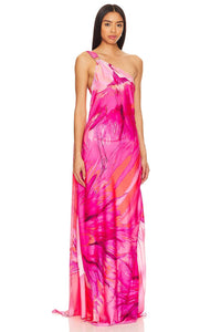 Hemant & Nandita - Abira One Shoulder Maxi Dress