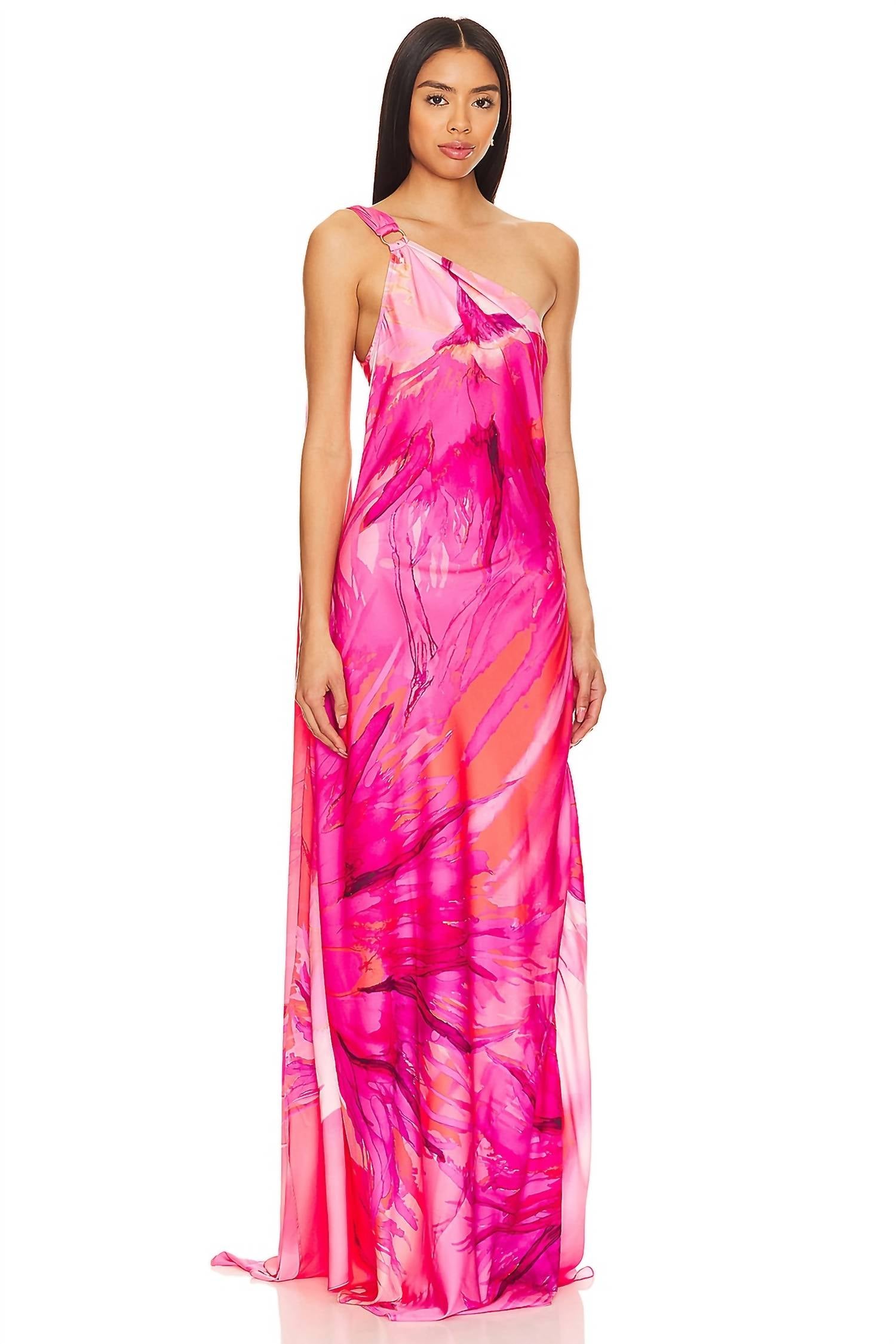 Hemant & Nandita - Abira One Shoulder Maxi Dress