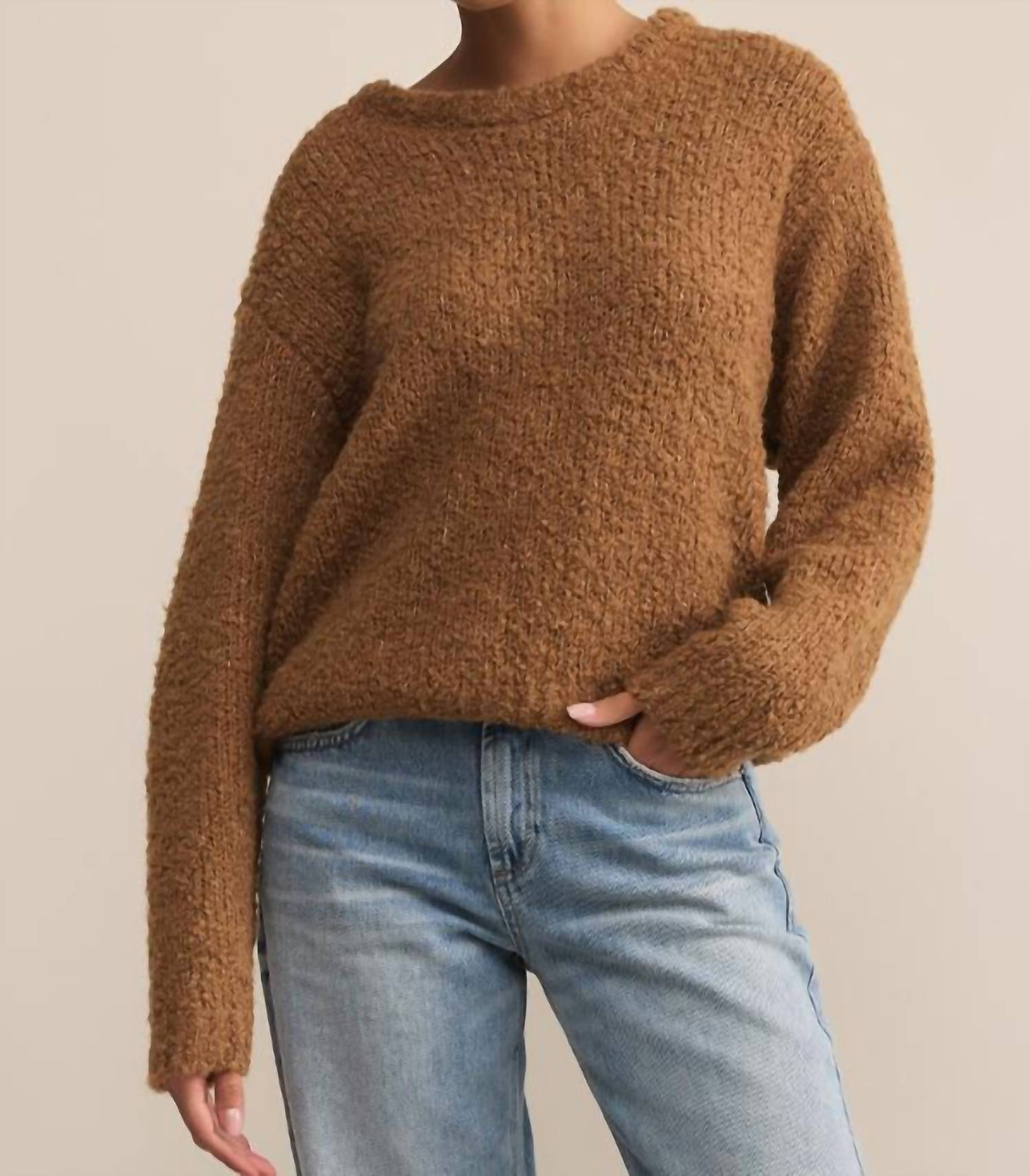 Z Supply Romnie Sweater in coconut - women's sweater