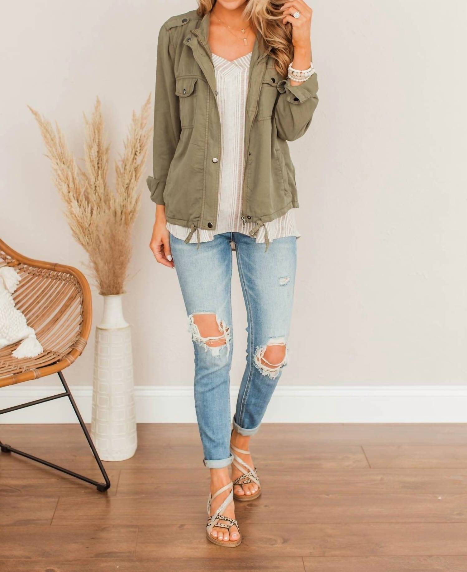 Elan - Lightweight Gauze Jacket