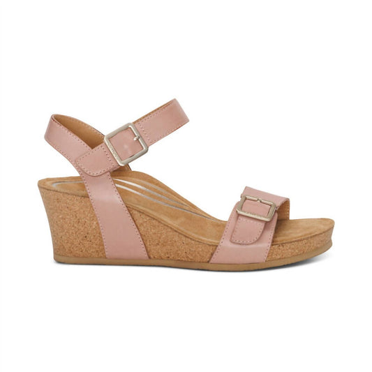 Aetrex - Women's Lexa Quarter Strap Wedge Sandals