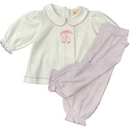 Luigi Kids - Girl's Ballet Crochet Bloomer Set
