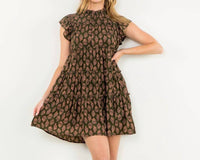 Thml - Flutter Sleeve Print Midi Dress