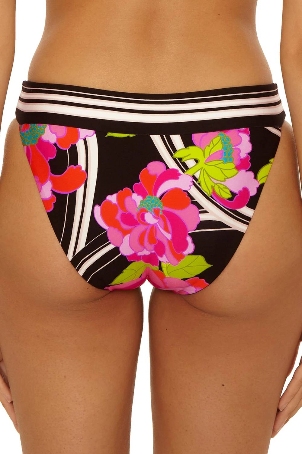 Trina Turk - Bougainvillea Banded Hipster Bikini Bottom