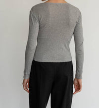 Donni. - Pointelle Long Sleeve Top