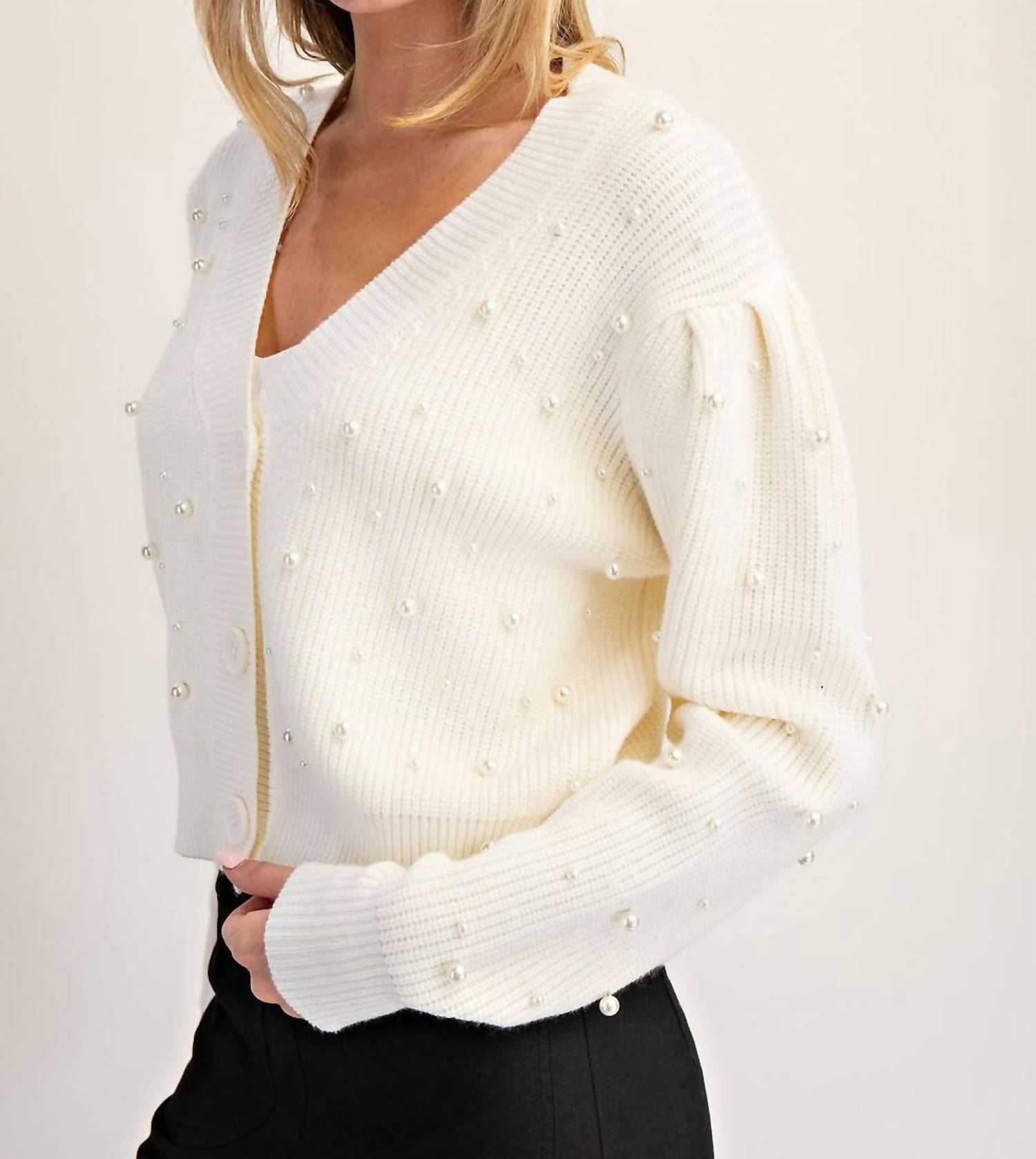 Ee:Some - Pearl Long Sleeve Cardigan