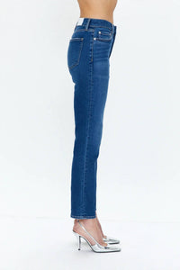 PISTOLA Monroe High Rise Cigarette Crop Jean in brighton - women's jeans - alternate view