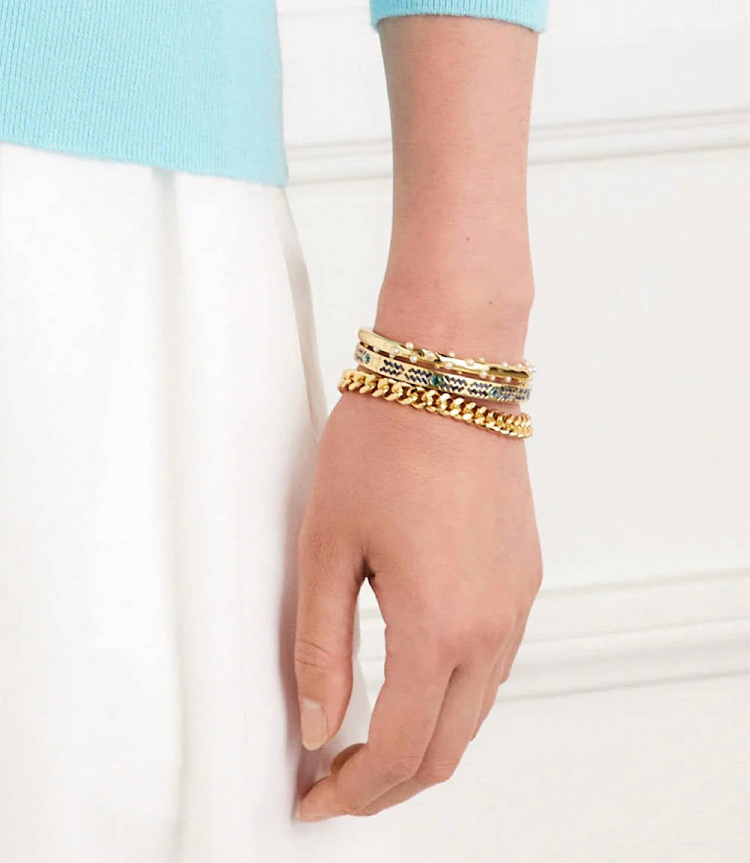 Native Gem - Women's Crystal Inlay Bracelet