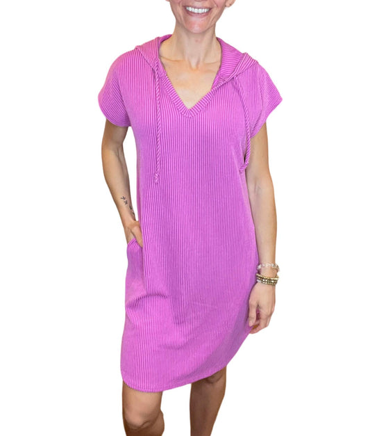 Heimish Usa - HOODED TSHIRT DRESS