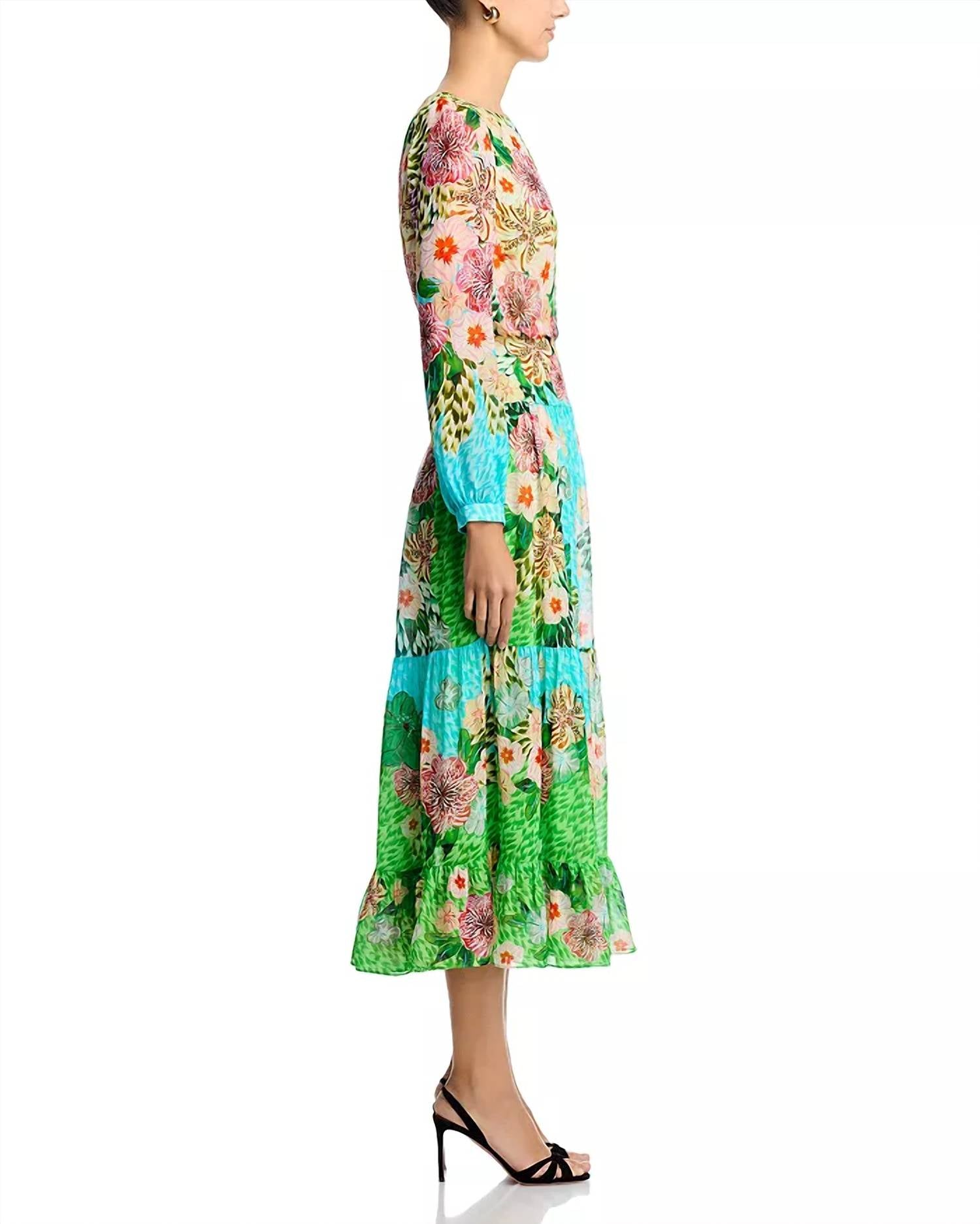 Saloni - Isabel Midi Dress
