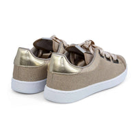Victoria - Women's Satin Ribbon Lace-up Sneakers