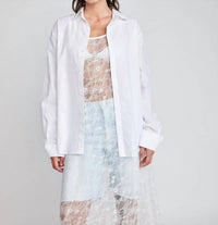Self Contrast - Rumi Cut Out Back Yolk Shirt