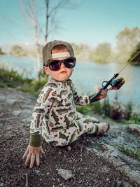 Fletch - Wishin I Was Fishin Bamboo Snoozer Onesies