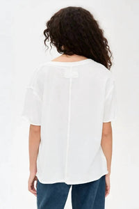 Free People - Nina V Neck Tee