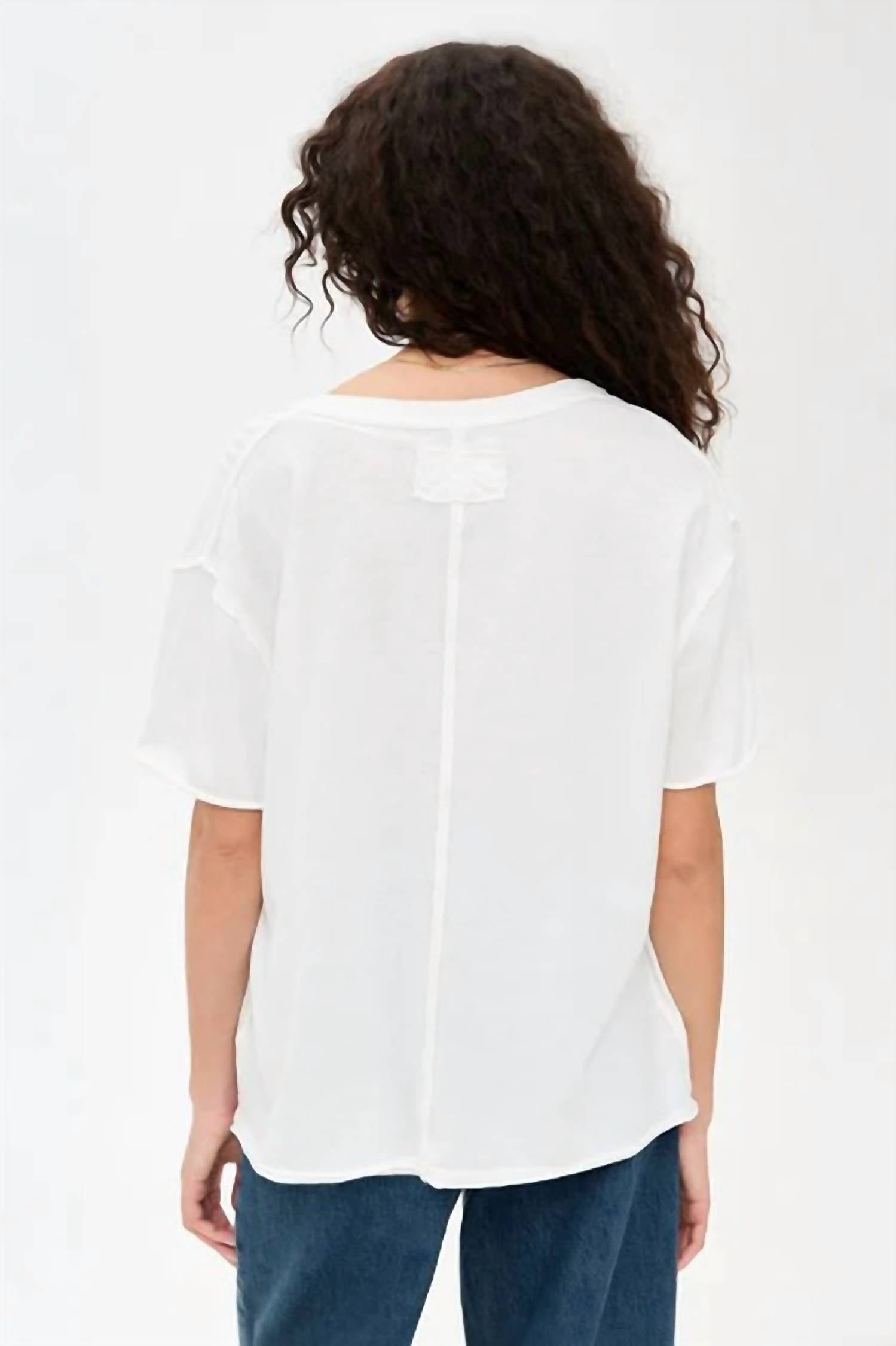 Free People - Nina V Neck Tee