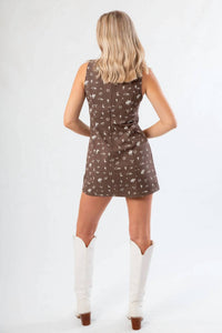 Le Lis - Giddy Up Cowboy Print Mini Dress
