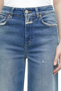 Closed - Glow-up Wide Leg Distressed Jeans