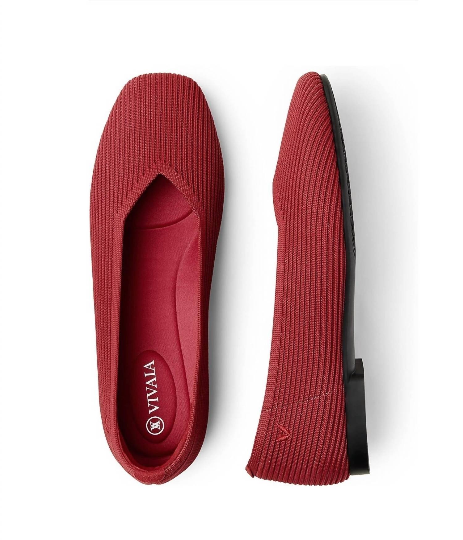 Vivaia - Women's Margot Knit Mary Jane Ballet Flats