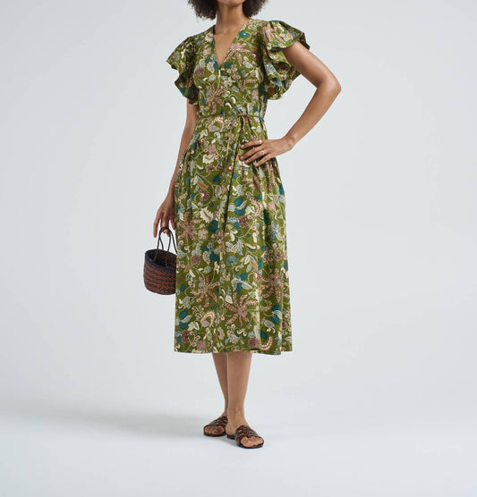 Ulla Johnson - Darya Drop Waist Midi Dress