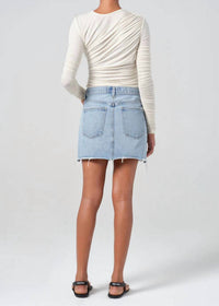 Agolde - V-Waist Mini Skirt