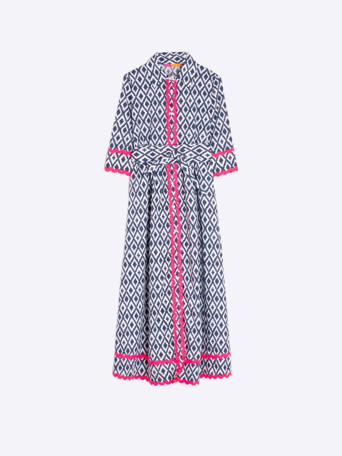 Vilagallo - Brenda Ikat Maxi Dress