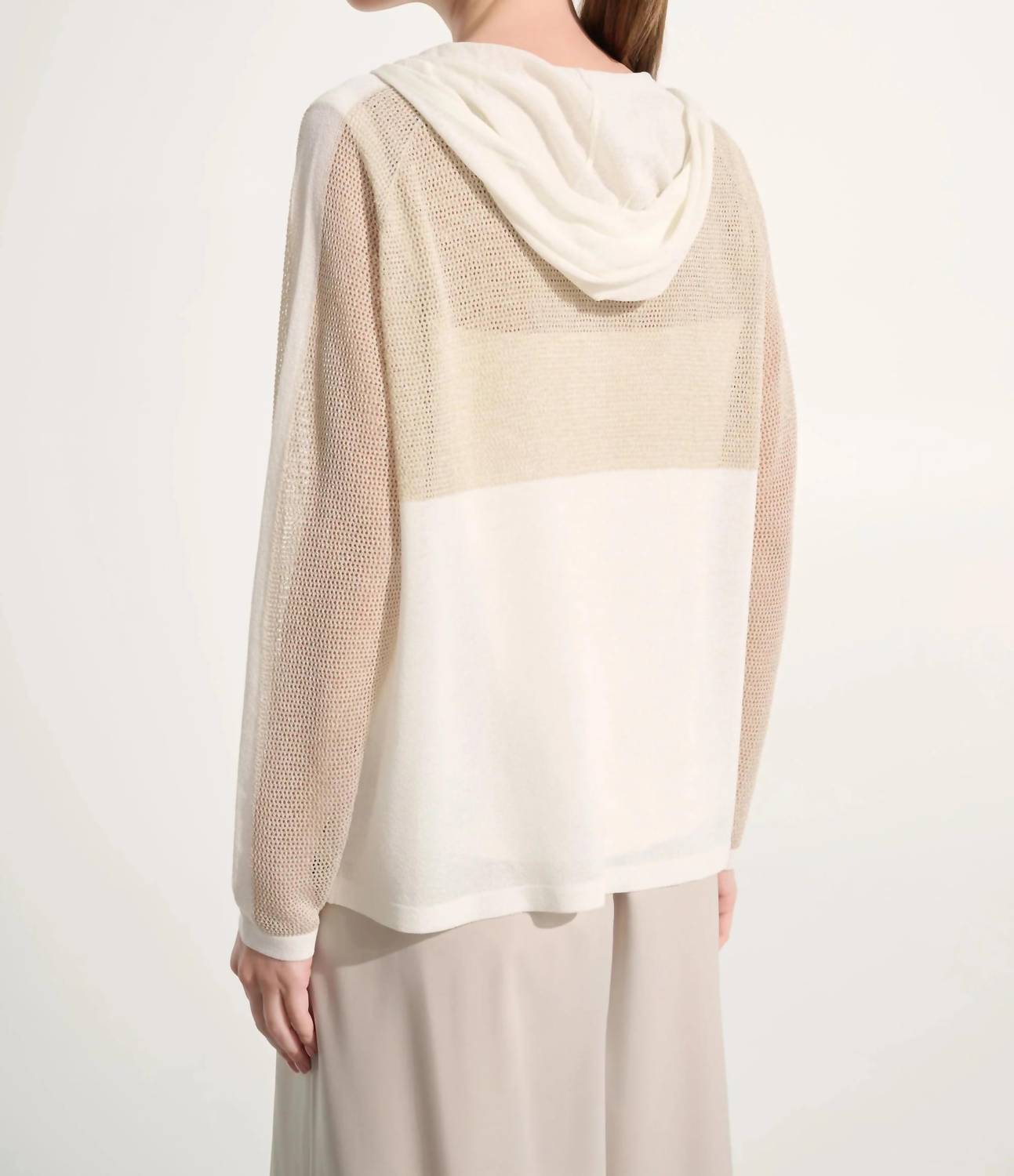 Joseph Ribkoff - Hooded Zip Front Knit Jacket