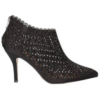 J. Renee - Women's Nishita Rhinestone Shootie Ankle Boots