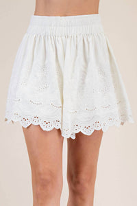 Glam - Rileigh Embroidered Shorts
