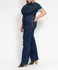 Judy Blue - High Waist Tummy Control Jumpsuit - Plus