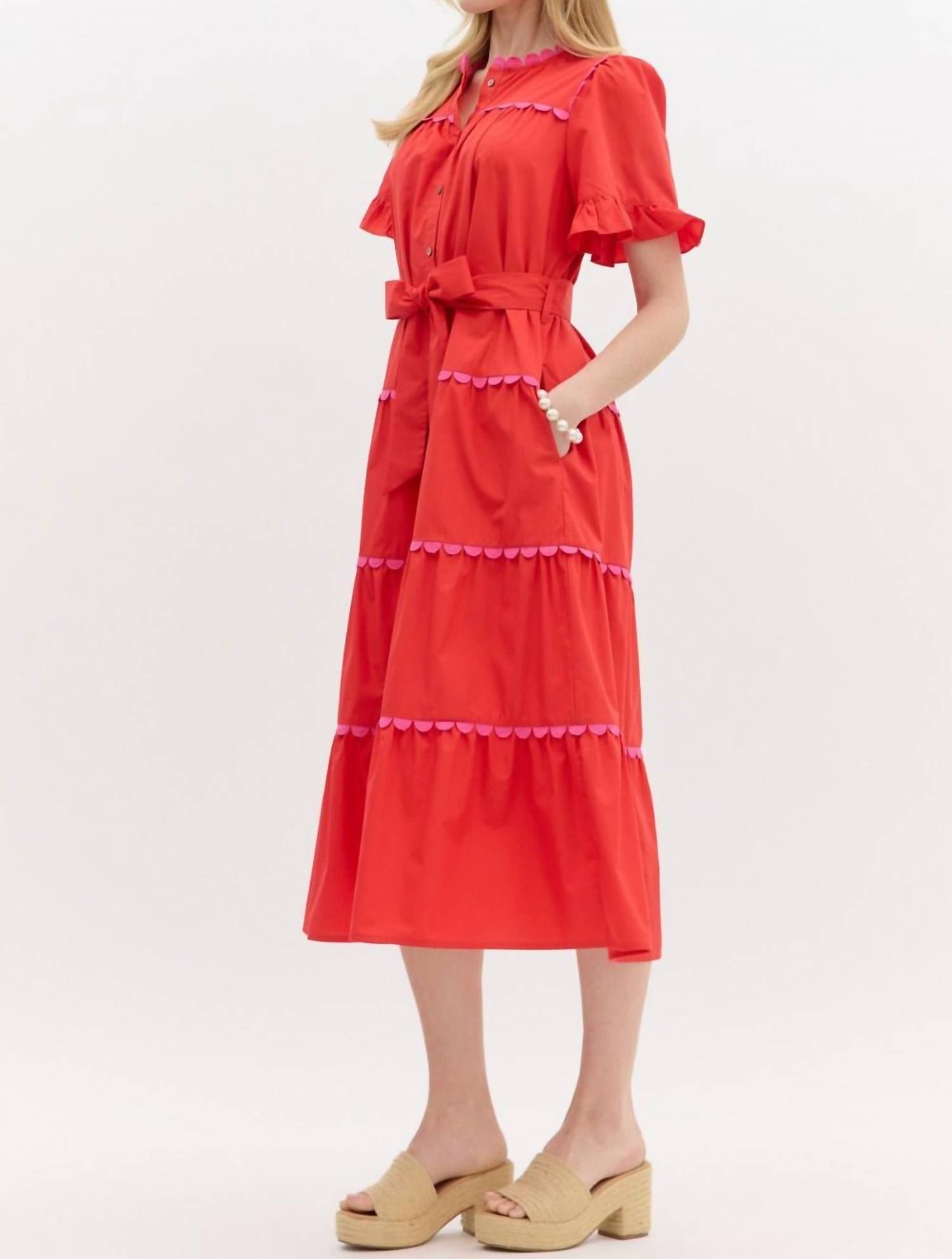 Entro - Zinnia Midi Dress