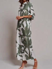 Urban Daizy - Tropical Palm Dress