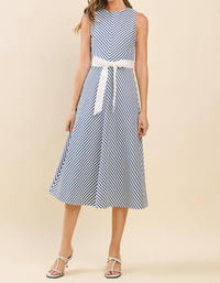 Tcec - Striped Midi Dress