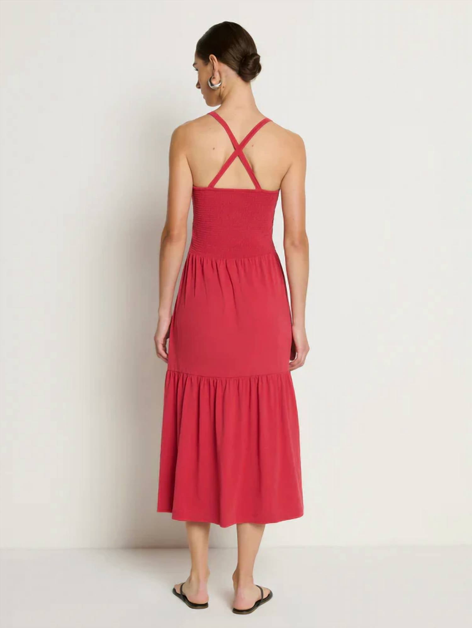 Nation Ltd - Penelope Cross Back Midi Dress