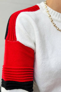 Sanctuary - Sporty Stripe Crewneck Sweater