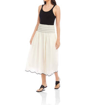 Fifteen Twenty - Elsa Smocked Waist Midi Skirt