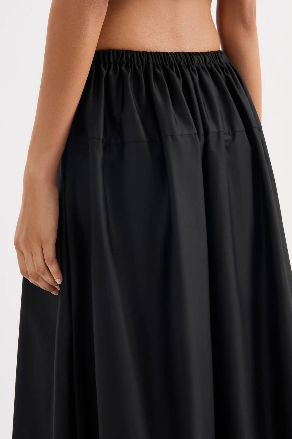 Nude Lucy Briony Maxi Skirt in black - women's skirt - alternate view