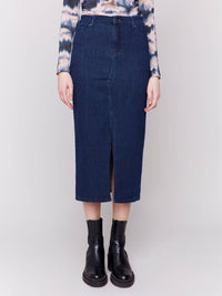 Charlie B - Long Denim Skirt