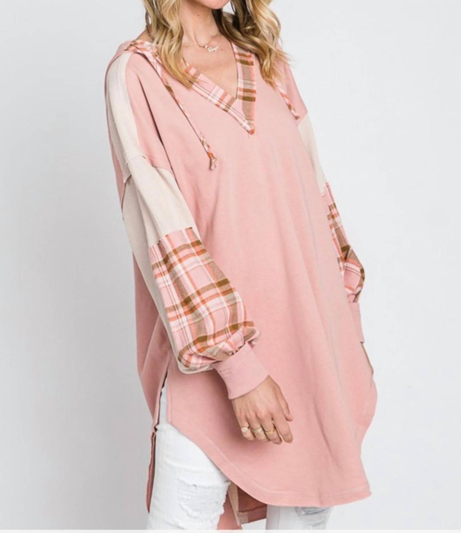 Oli & Hali - Plaid Hooded Tunic