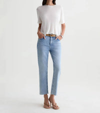 Ag Jeans - Brinley Mid-rise Straight Crop Jeans