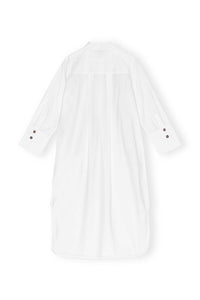 Ganni - Cotton Poplin Oversized Shirt Dress
