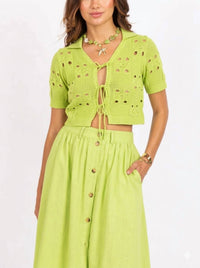 Sage The Label - Earthbound Cropped Cardigan