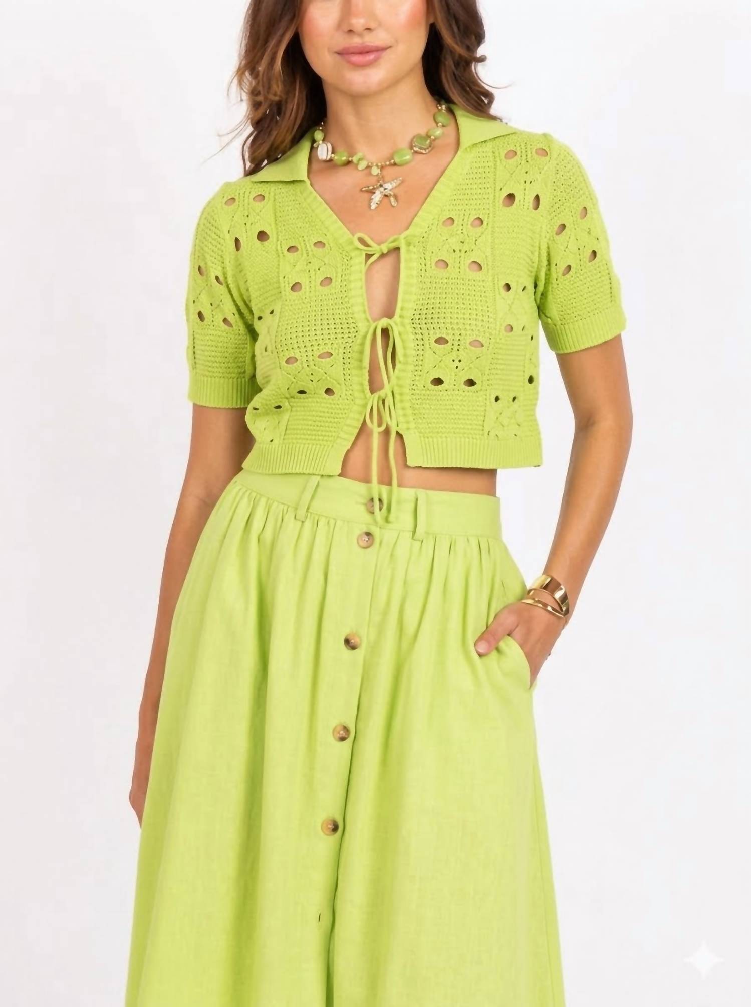Sage The Label - Earthbound Cropped Cardigan