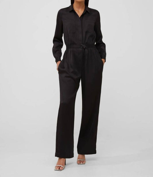 French Connection - Enid Crepe 70's Jumpsuit