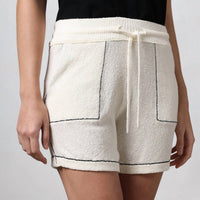 Roberto Collina - Women's Elastic Drawstring Waistband Shorts