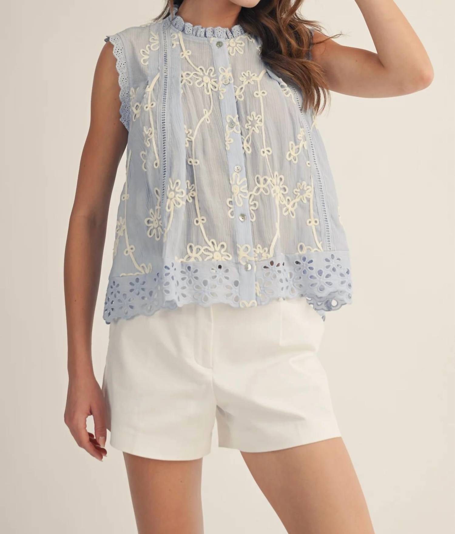 Lovlov - Embroidered Top