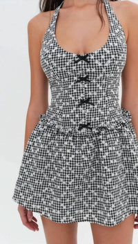 For Love & Lemons - Janice Halter Mini Dress