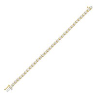 Diana M Jewels - Women's Round Lab-grown Diamond Jewelry Bracelet (10.00 Ct) - Bold