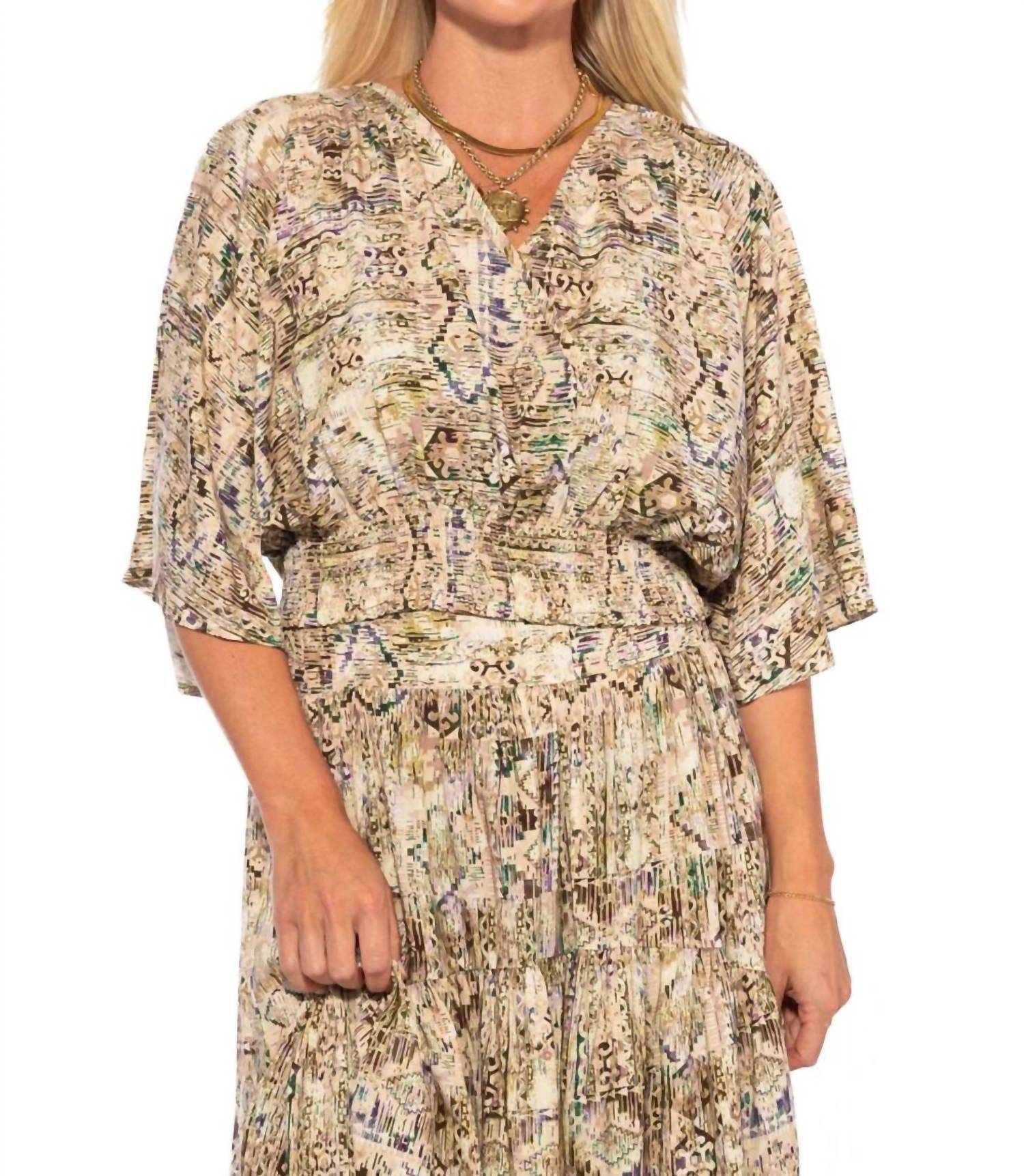 Lovlei - Penny Smocked Waist Top