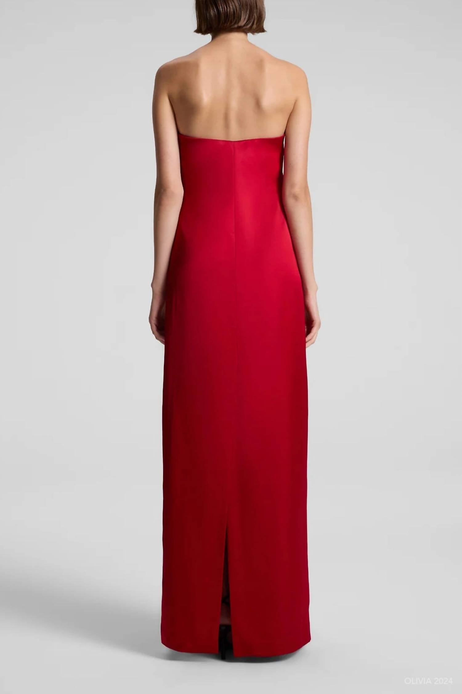 A.L.C. - Ani Strapless Satin Gown